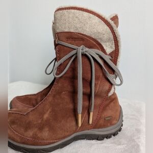 Patagonia Attlee Polartec Primaloft Insulated Suede Boots Fleece Lined 7